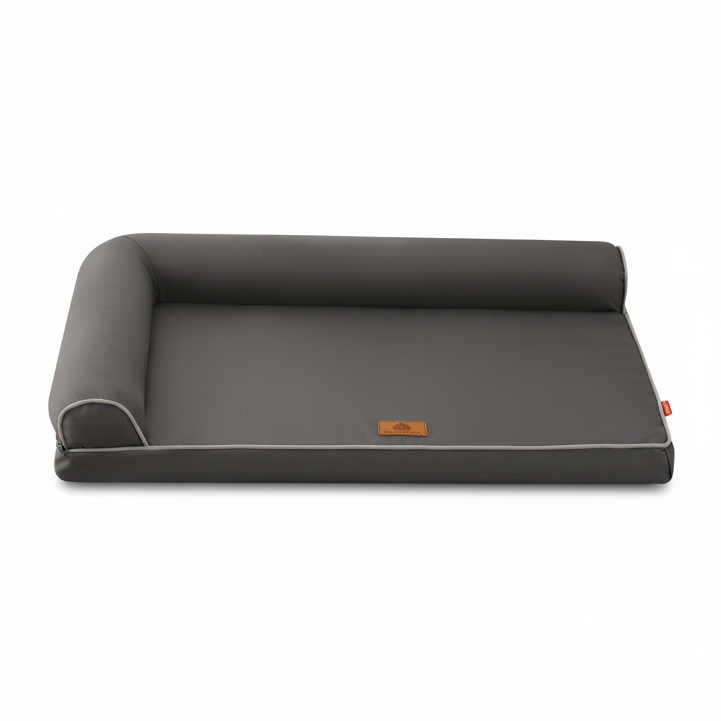 cama rectangular perro 70x50cm borde bajo