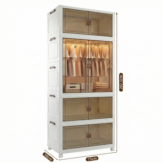 Closet Plegable Instantáneo | Ropero Modular Pro (2 Metros)