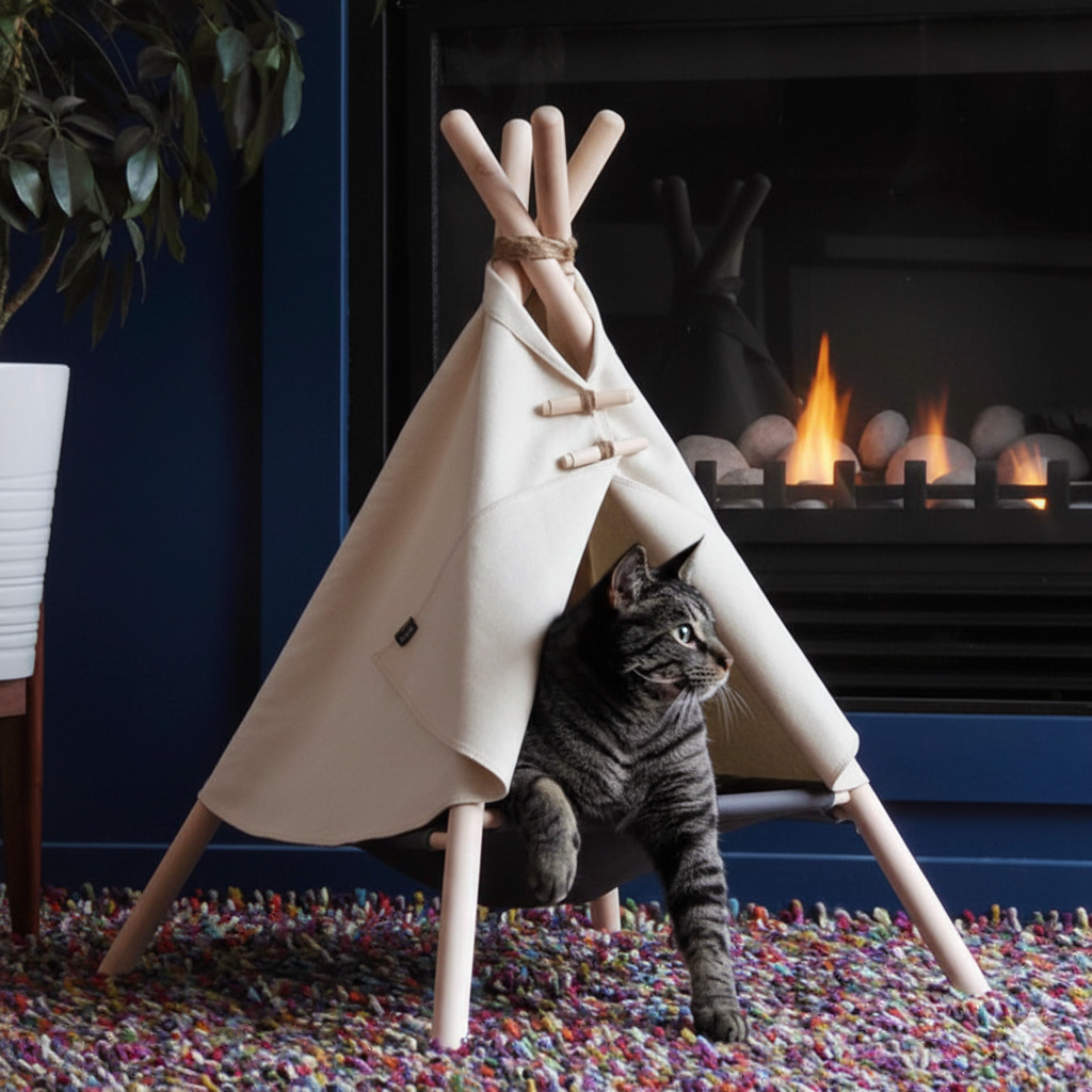 Cama Gato Chimenea